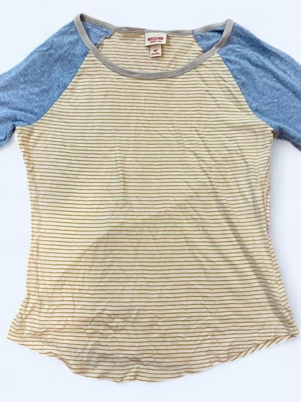 ✨ RARE 2010s Mossimo Supply Co. Striped Raglan Tee ✨